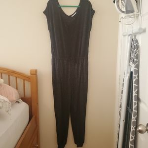 Serra Gray Marl Cap Sleeve Jumpsuit